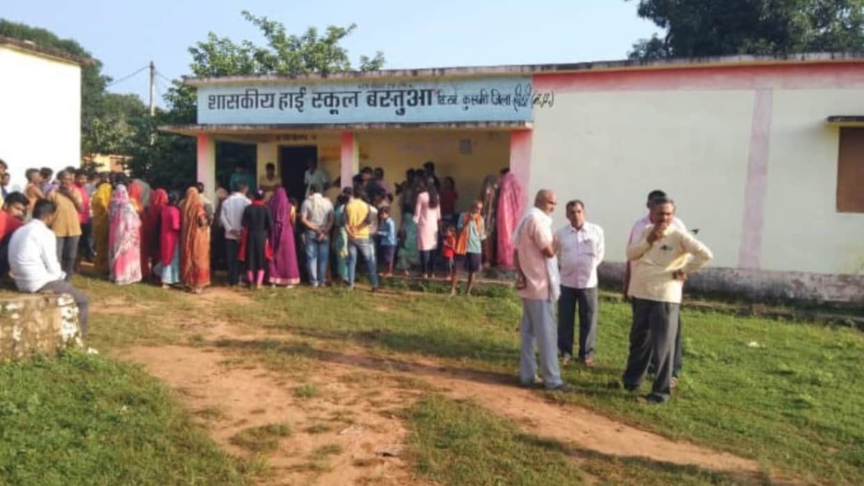 The body of a clerk was found hanging from a noose in the school building