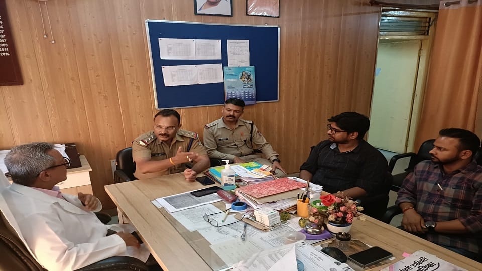 Temporary police post will open in the district hospital Pithoragarh
