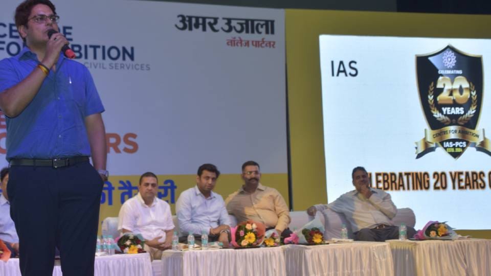 Relief Commissioner said success is achieved continuous hard work and dedication In Meet the Achievers program