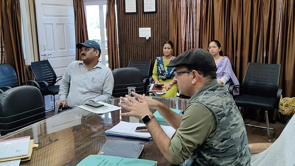 Chief Forest Conservator Kumaon Dheeraj Pandey took stock of the development works in champawat