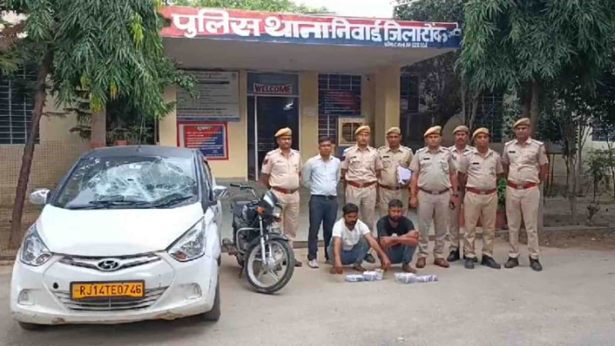 Tonk News: Niwai police action, two accused arrested with illegal weapons