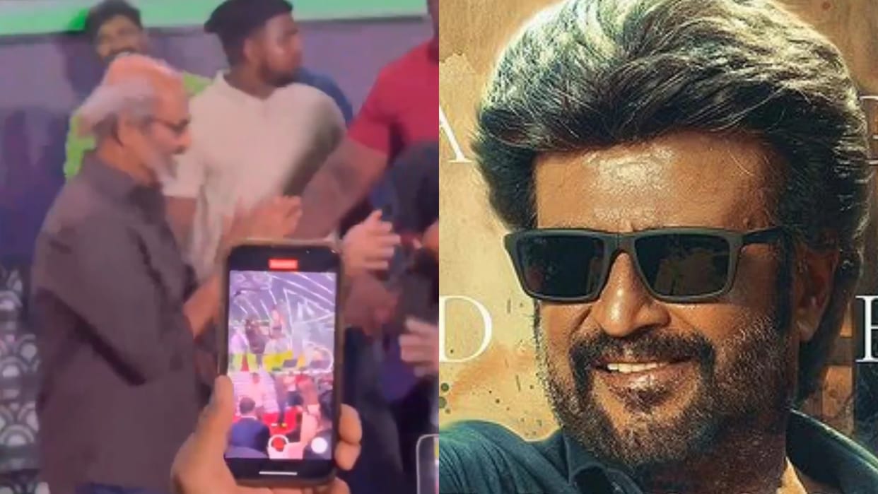 Vettaiyan Actor Rajinikanth dance on Manasilayo song Video Went Viral On Social Media