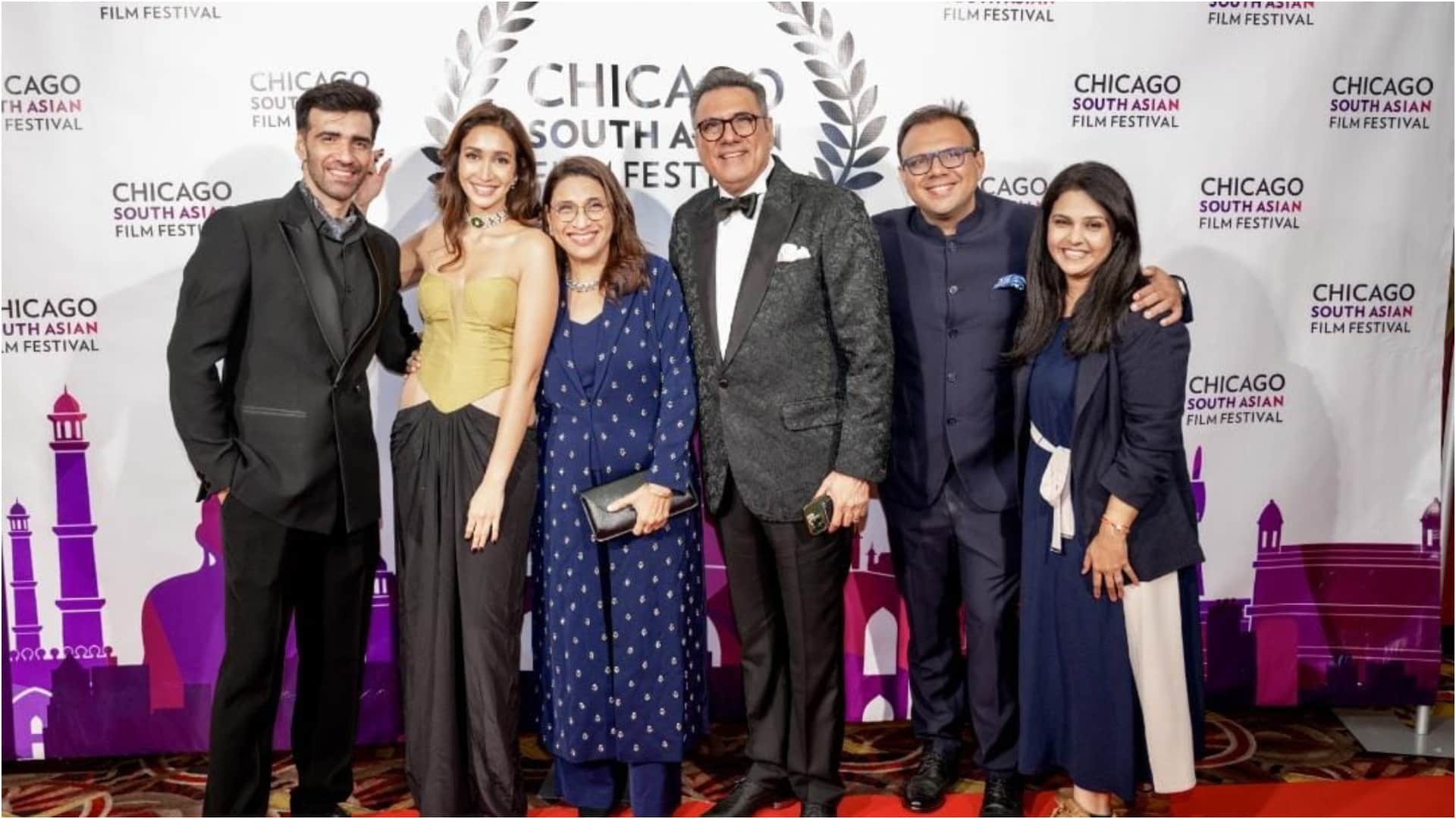 The Mehta Boys screened at Chicago South Asian Film Festival Boman Irani posed with team