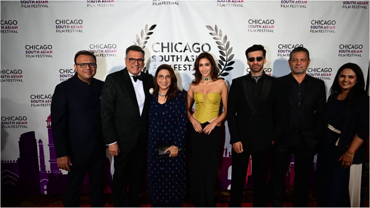 The Mehta Boys screened at Chicago South Asian Film Festival Boman Irani posed with team
