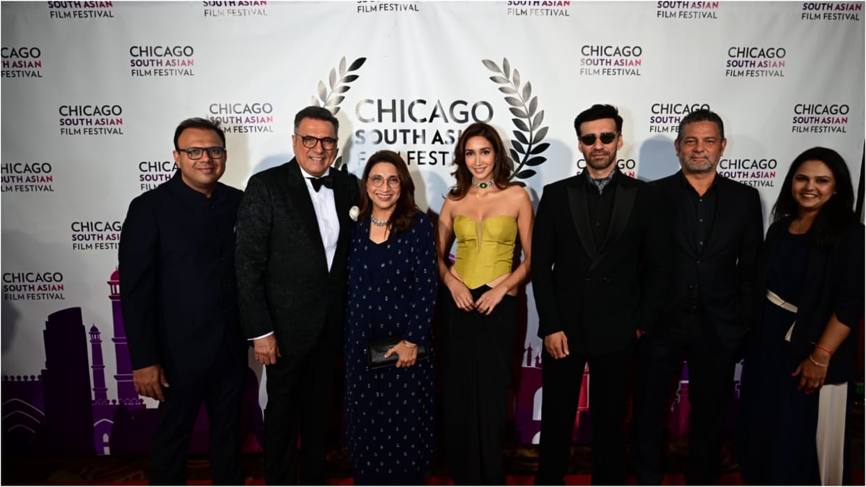 The Mehta Boys screened at Chicago South Asian Film Festival Boman Irani posed with team