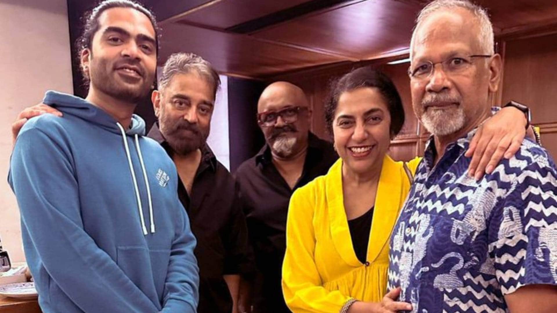 Thug Life enters next phase as shooting wraps kamal haasan Silambarasan simbu mani ratnam film bts party video