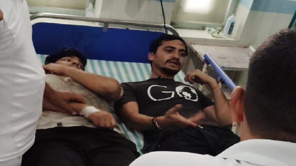 Seven youths fell down after gasping in Inspector recruitment race in ramnagar