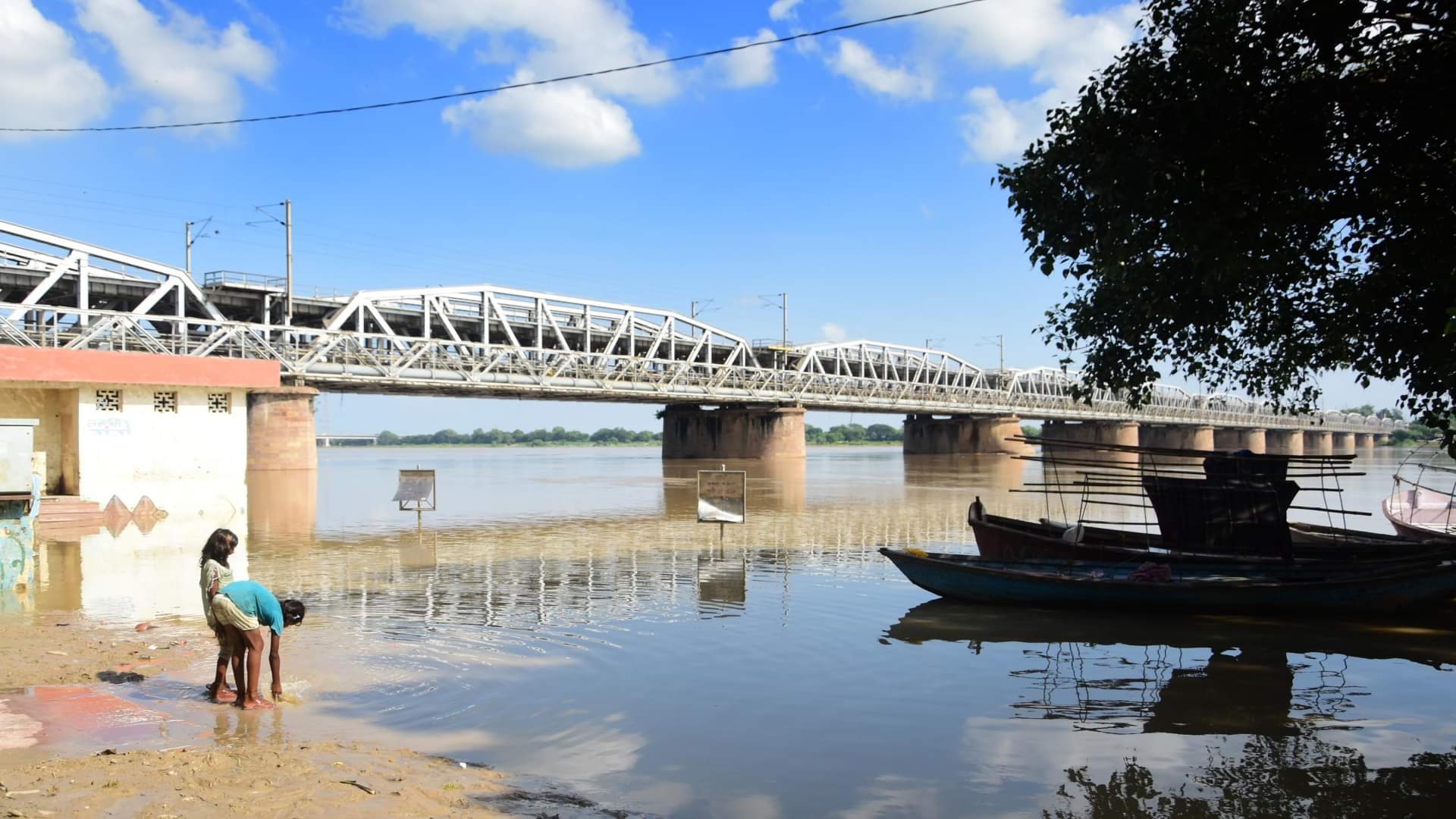 Relief camps started getting evacuated as flood water receded from the alluvium