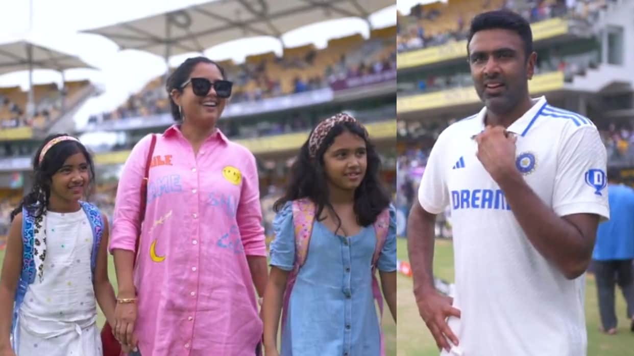 R Ashwin gave special gift to his daughters spinners interview with wife prithi narayan bcci shared video
