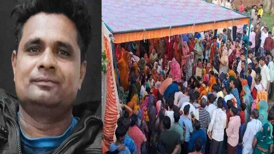 funeral of BSF jawan was held with military honors in Etah After his death in Jammu