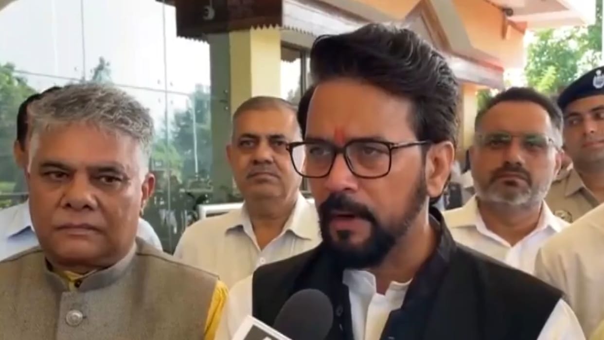 BJP MP Anurag Thakur On Rahul Gandhi And 1984 Rajiv Gandhi era