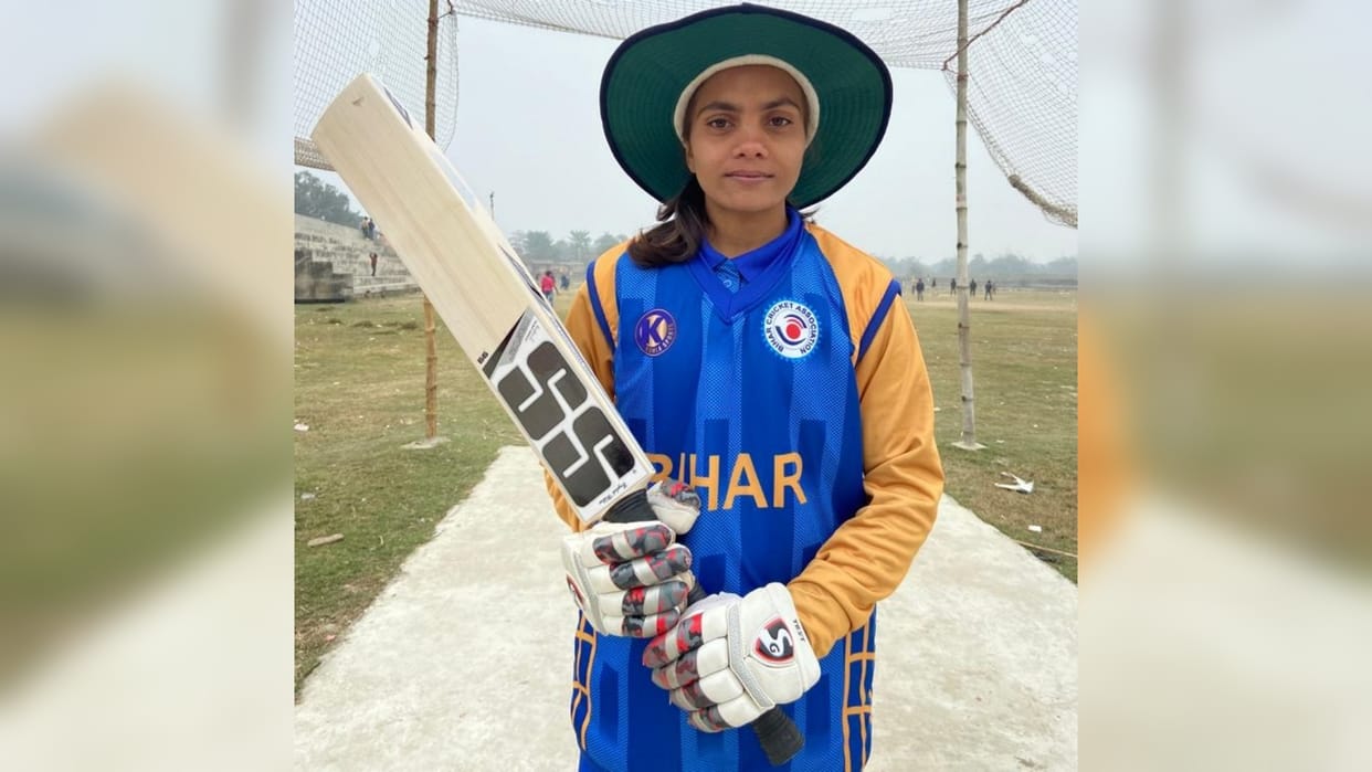 Bihar News: Motihari's daughter Pushpanjali Kumari selected in Bihar Under-19 cricket team
