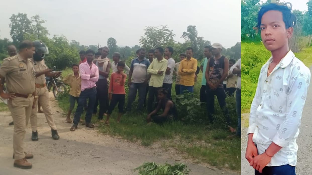 Young man died in road accident in sonbhadra