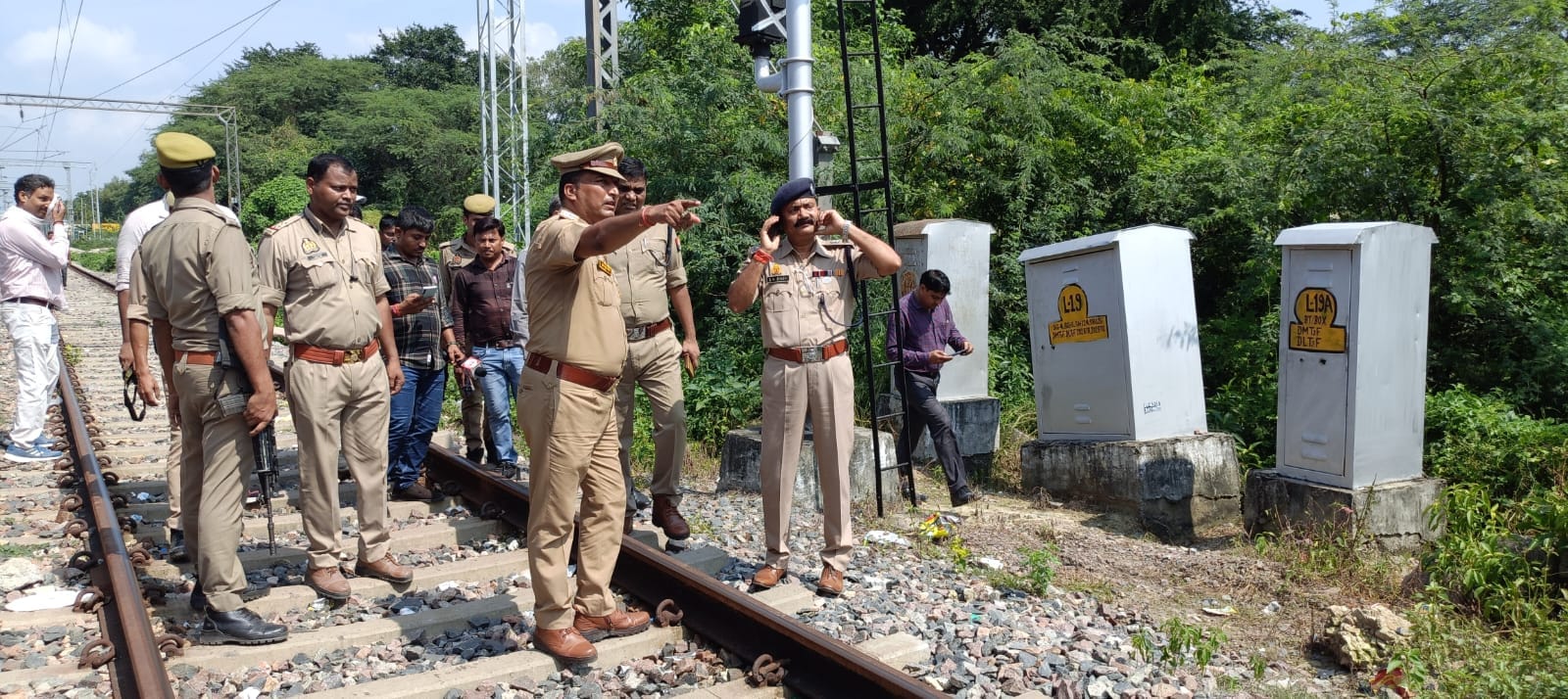 Train Derailment, Cylinder on the track, empty cans and packets of namkeen were found nearby