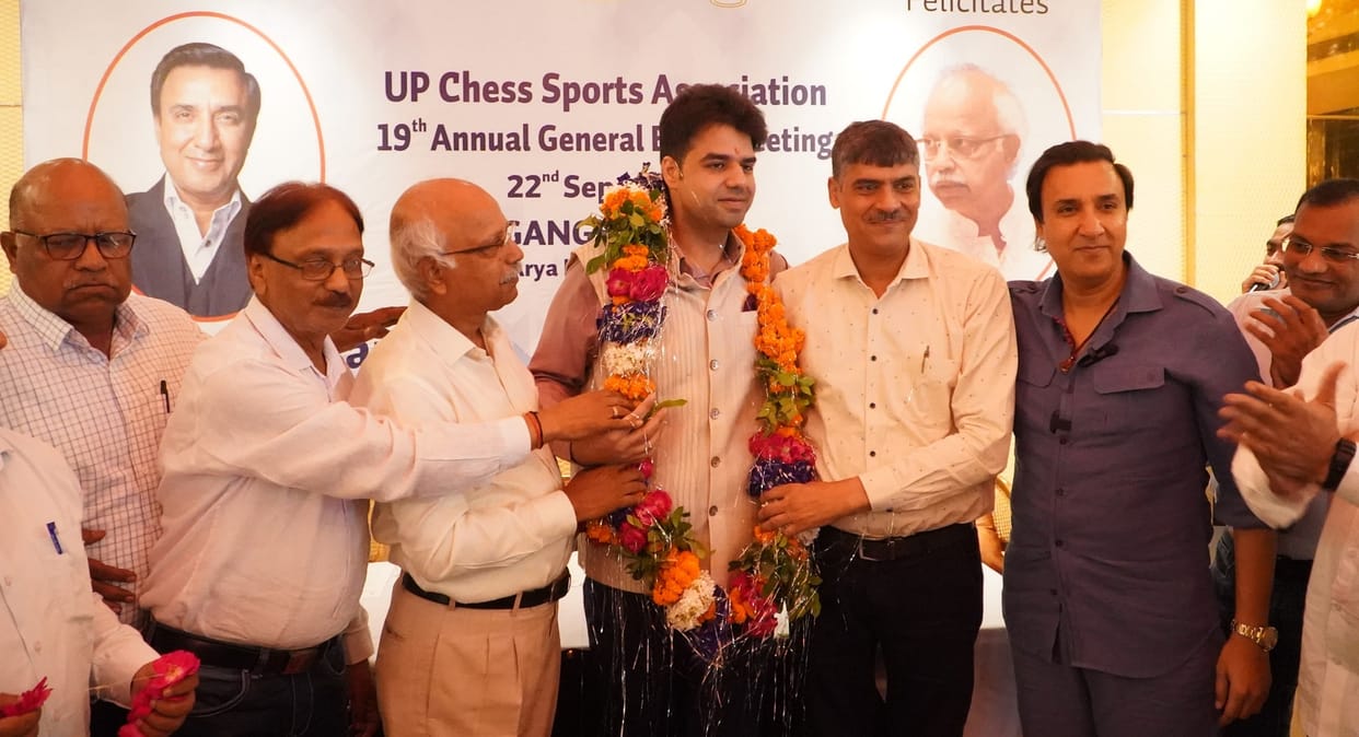 Kartik Kapoor became the President of UP Chess Sports Association, Dr. Sanjay Kapoor resigned from post