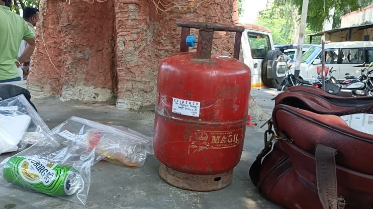 Train Derailment, Cylinder on the track, empty cans and packets of namkeen were found nearby