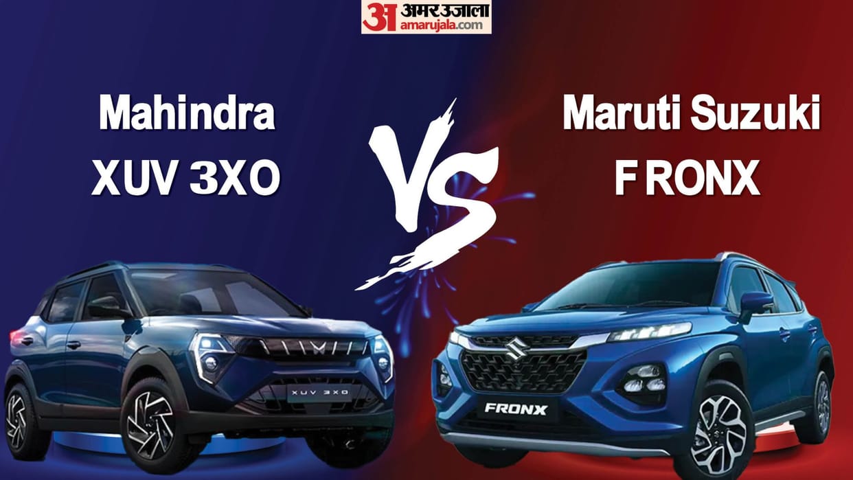 Mahindra XUV 3XO vs Maruti Suzuki Fronx know specifications features engine price