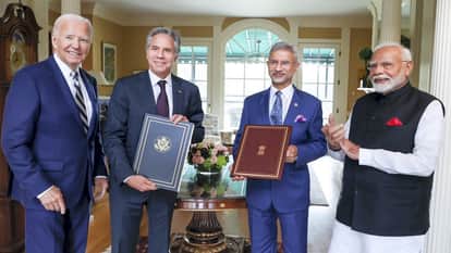 अमेरिकी राष्ट्रपति जो बाइडन के साथ पीएम मोदी