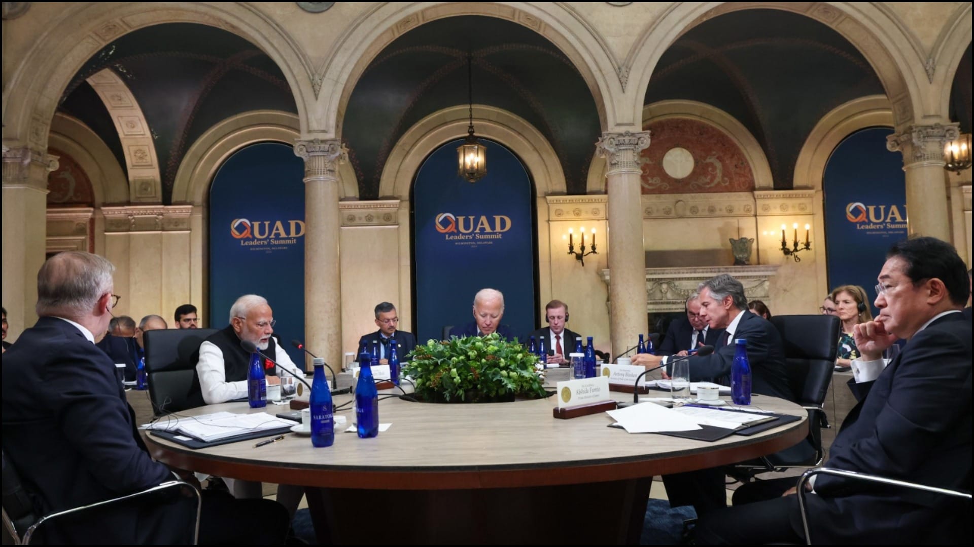 Quad Summit PM Modi meet US President Joe Biden in Delaware photos news in hindi