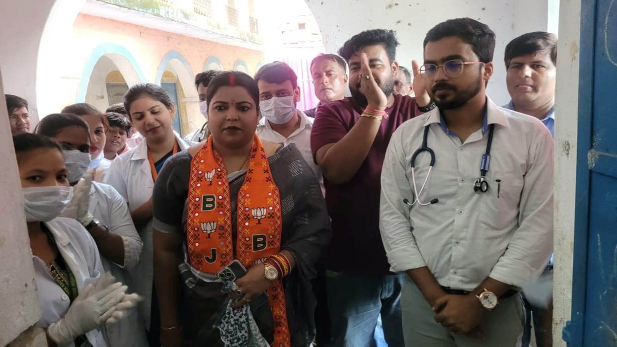 Bihar: BJP organised a free health service camp in Purnea under Seva Pakhwada, villagers took advantage