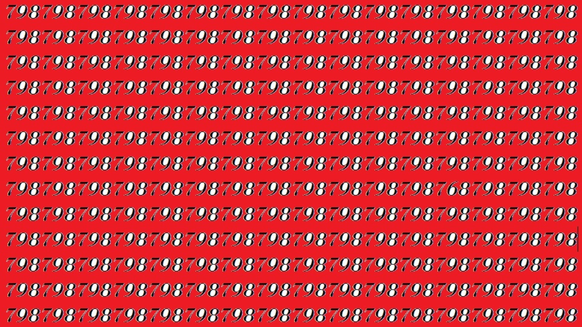 Optical Illusion For IQ Test: Can you Spot 768 in Viral Optical Illusion Photo Brain Test