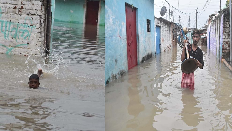 Kanpur: Half a dozen villages of Katri are in the grip of flood