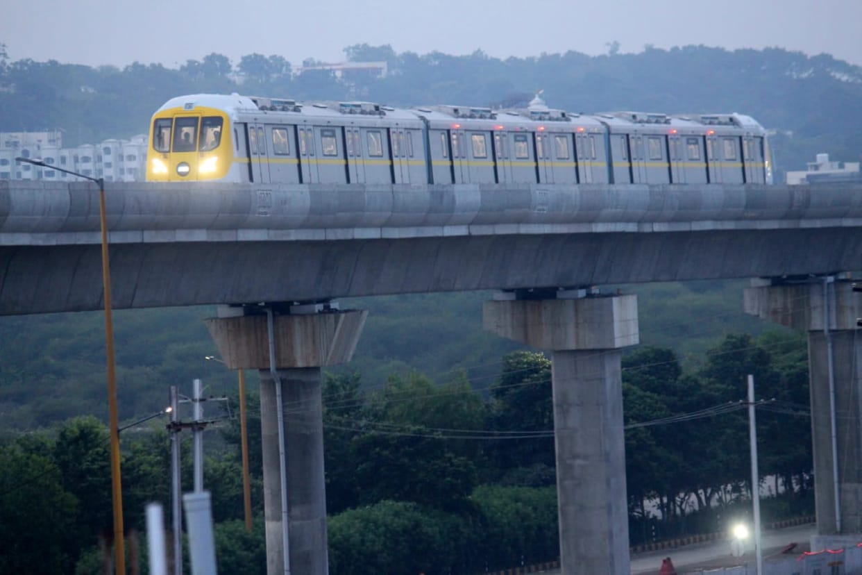 Indore: Trial run of every coach of metro train, 24 coaches have reached till now