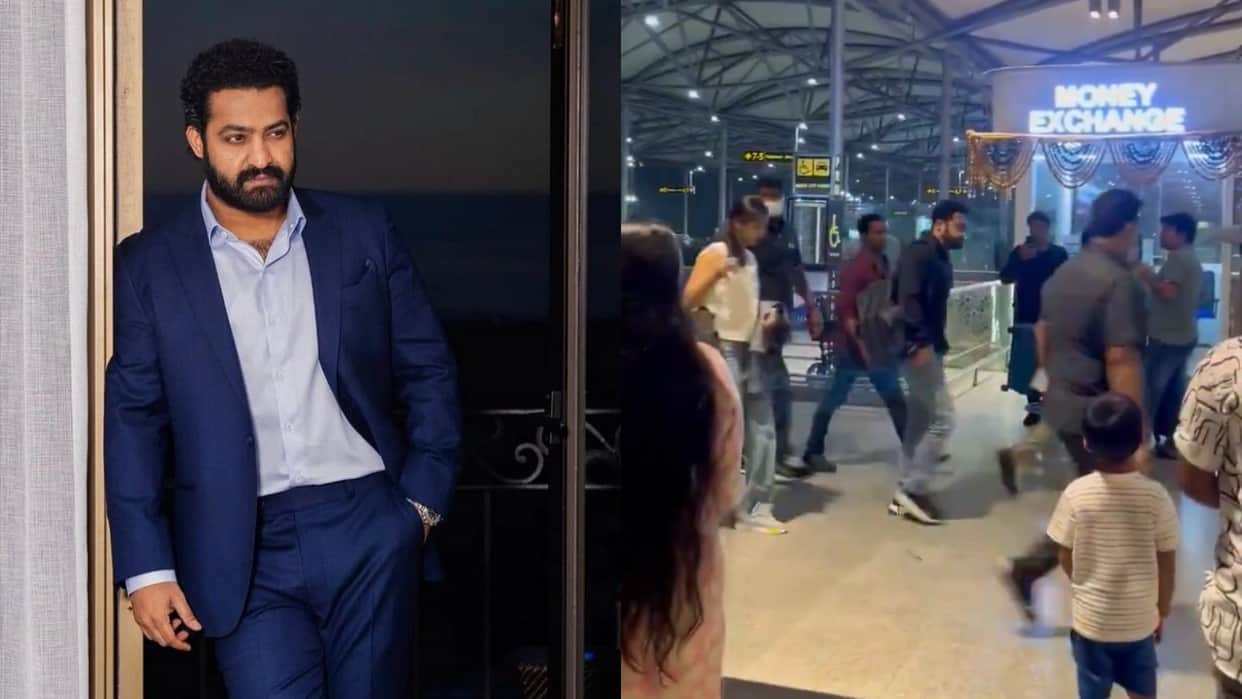 Jr NTR leaves for the los angeles Devara part 1 to have its global premiere at Beyond Fest 2024