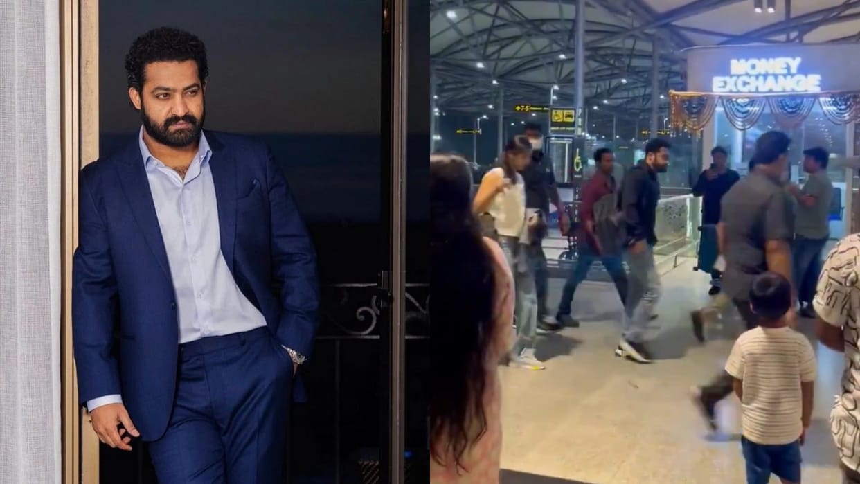Jr NTR leaves for the los angeles Devara part 1 to have its global premiere at Beyond Fest 2024
