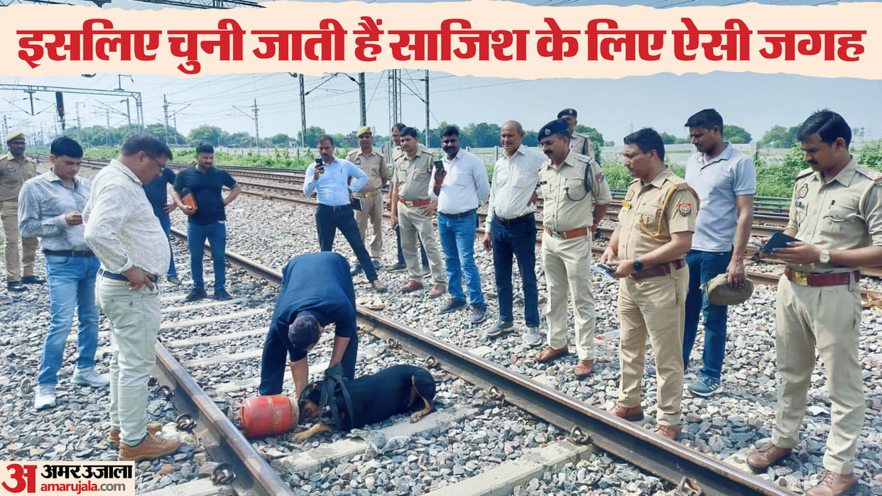 Kanpur Train Accident Three conspiracies in 37 days in Kanpur Is this a trial for some big crime