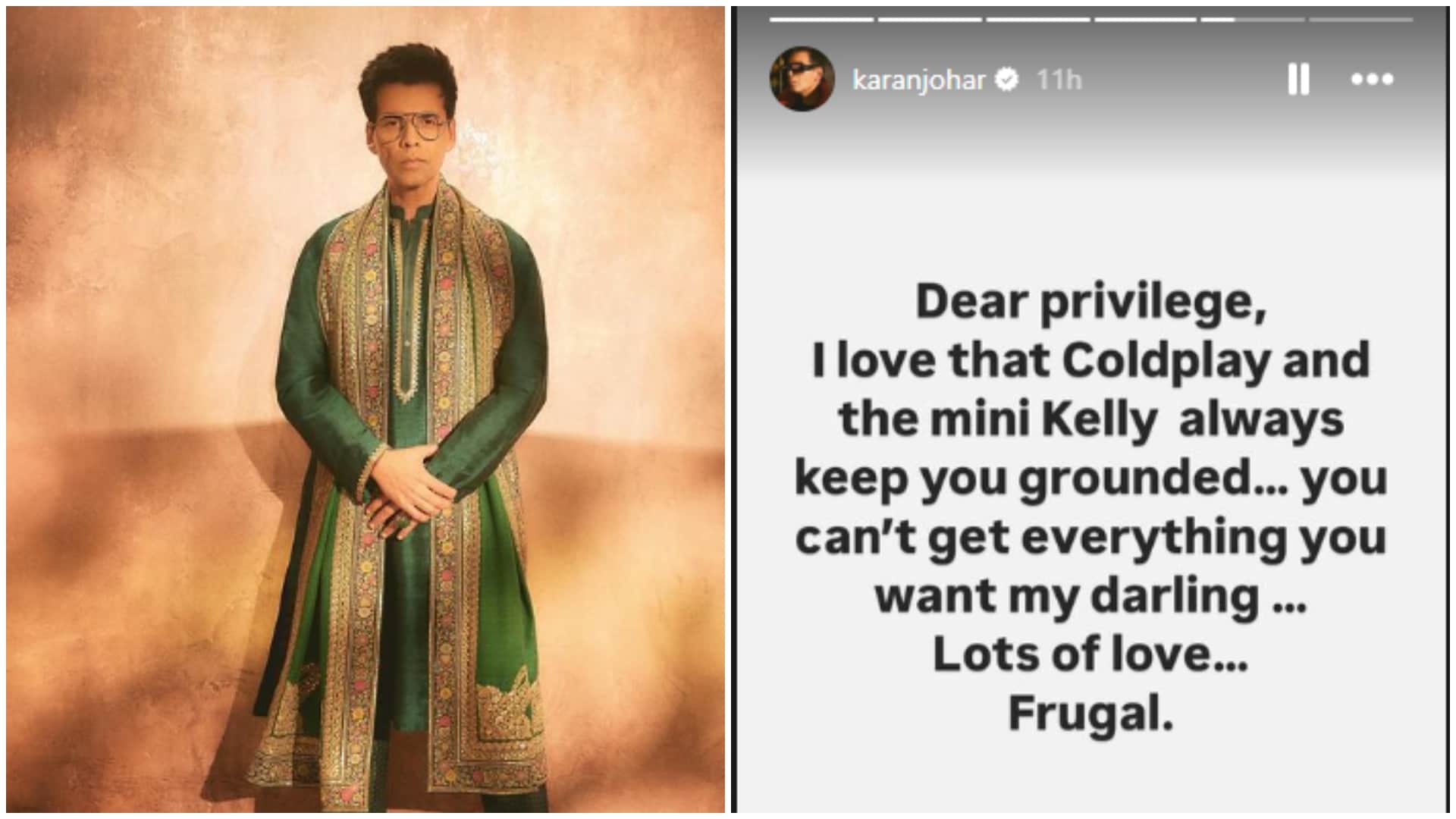 Filmmaker Karan Johar recently shared a cryptic note regarding social media Coldplay ticket fever in India
