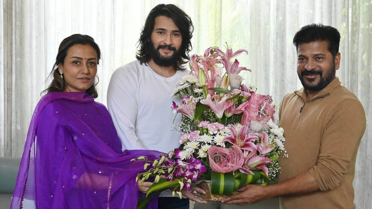 Mahesh Babu Namrata donats 60 lakh rupees to Telangana CM Relief Fund flaunts new look for ss rajamouli SSMB29