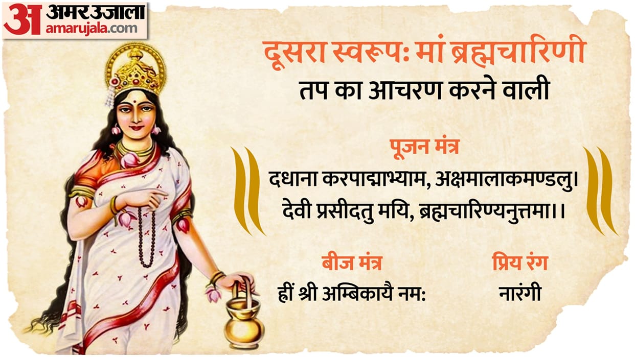 Navratri 2026 Day 2 Significance of Maa Brahmacharini Story Worship Mantra and Puja Benefits