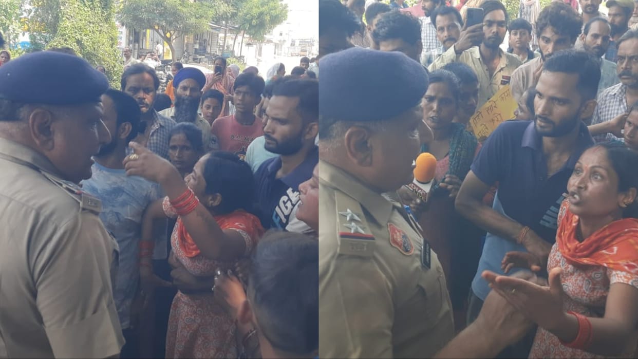 Haryana: Demand to hang the accused of raping a child, women demonstrated, blocked the road and dharna