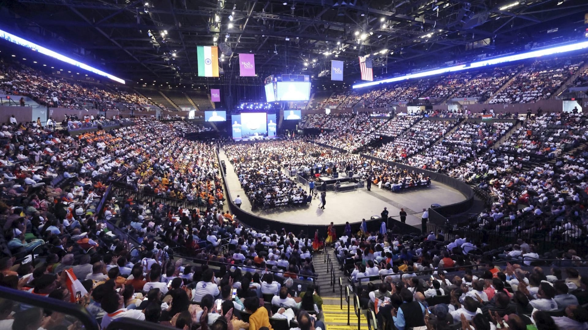 Prime Minister Narendra Modi during an Indian community event, in New York, USA,