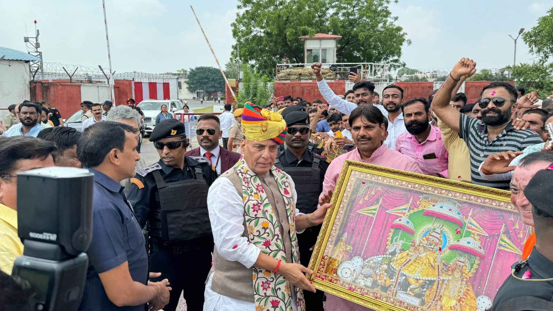 Rajnath Singh inaugurates Sainik School in Jaipur Deputy CM Diya Kumari Rajasthan News in Hindi