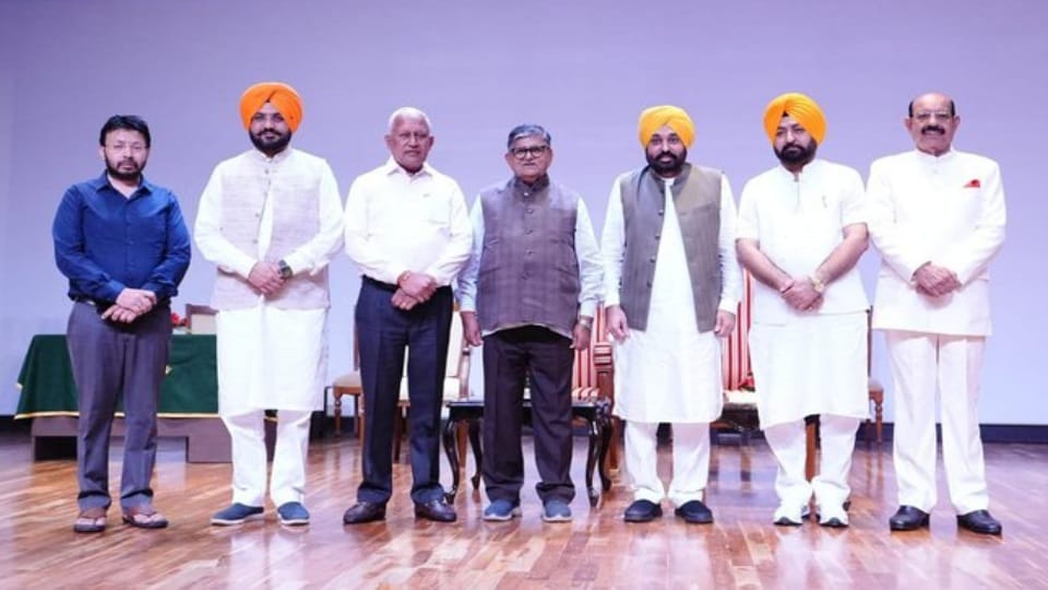 Punjab cabinet new ministers Hardeep Singh Mundiya Barinder Kumar Dr. Prabhjot Singh Tarunpreet  Mahinder