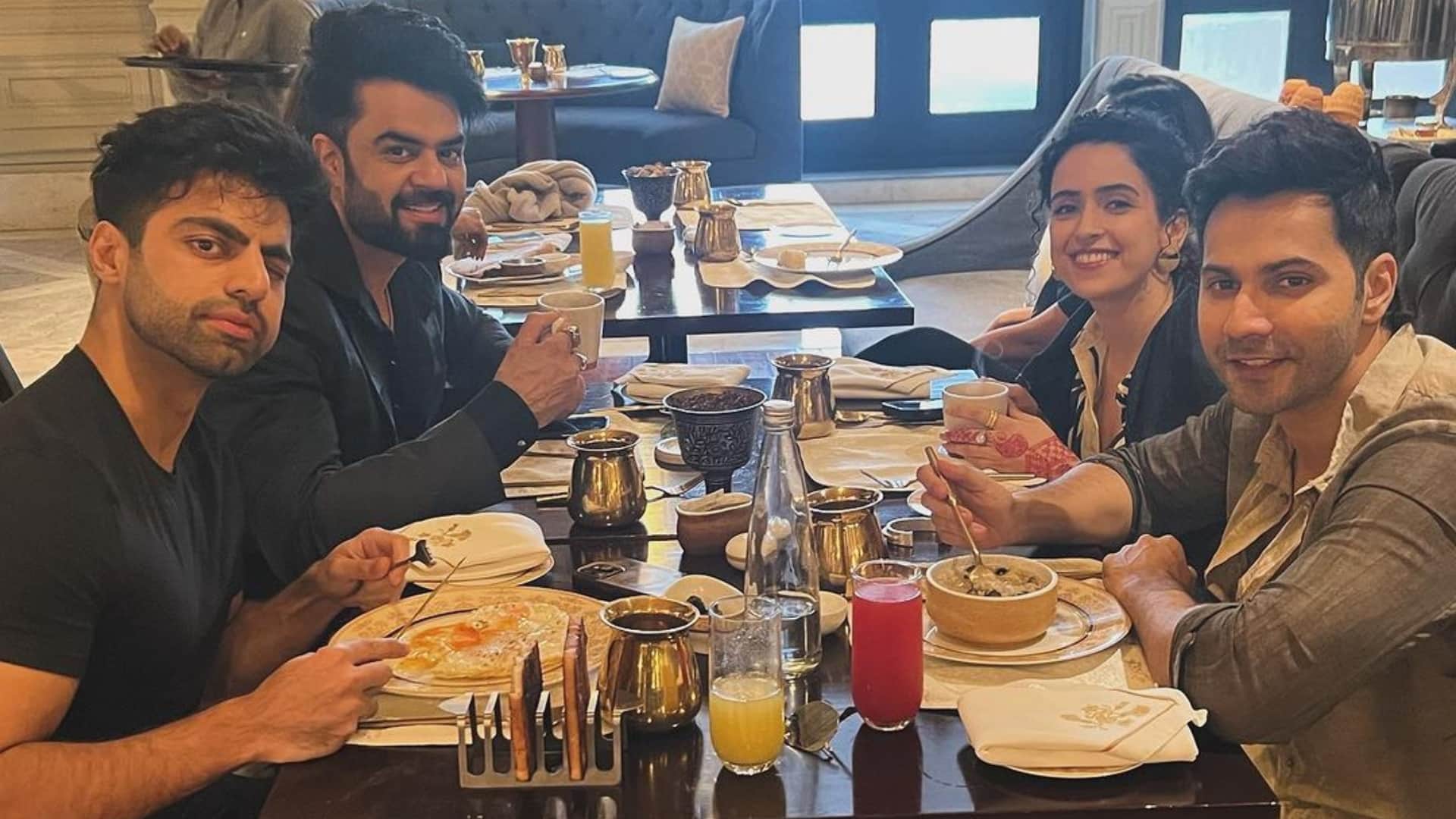 Sunny Sanskari Ki Tulsi Kumari varun dhawan shirtless sanya malhotra shimmery saree SSKTK leaked video report