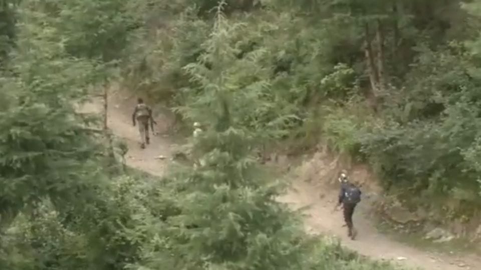 Encounter continues between security forces and terrorists on September 21 in Kishtwar
