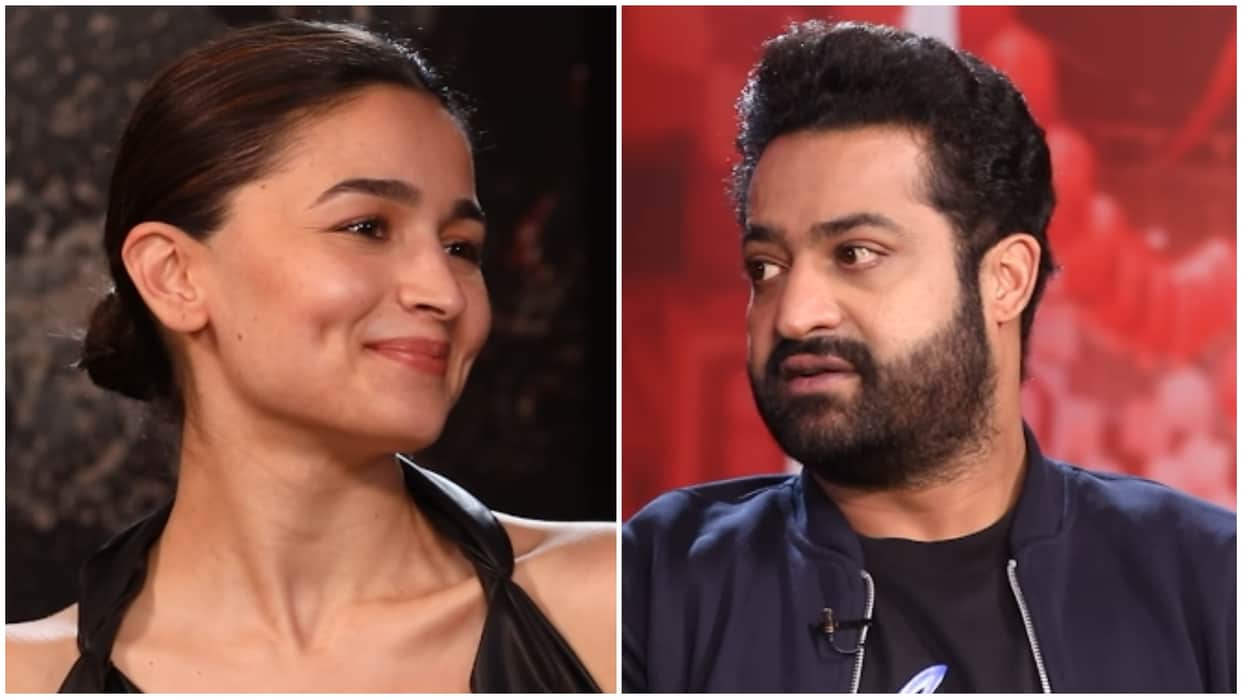 Devara actor NTR said Jigra Actress Alia Bhatt is her True Friend in Mumbai in Devara Ka Jigra Interview