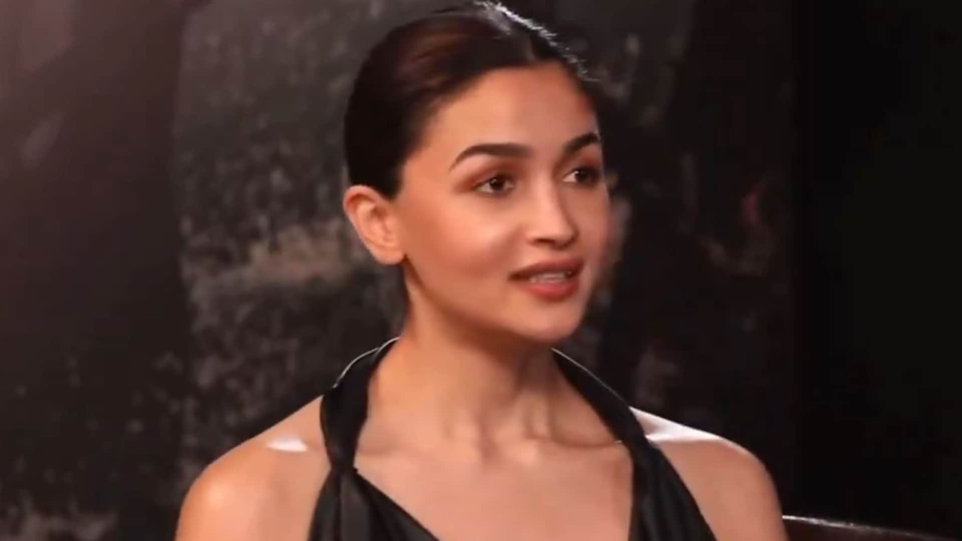 Jigra Star Alia Bhatt sings devara chuttamalle song in telugu actor jr ntr impressed says oh my god