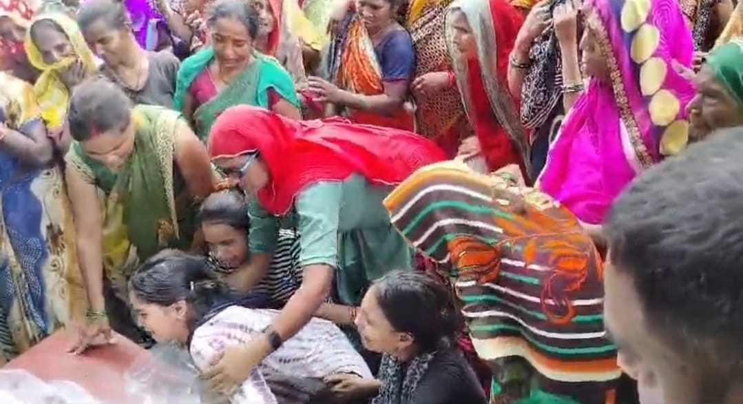 Anuj Pratap Singh cremated in his village in Amethi.