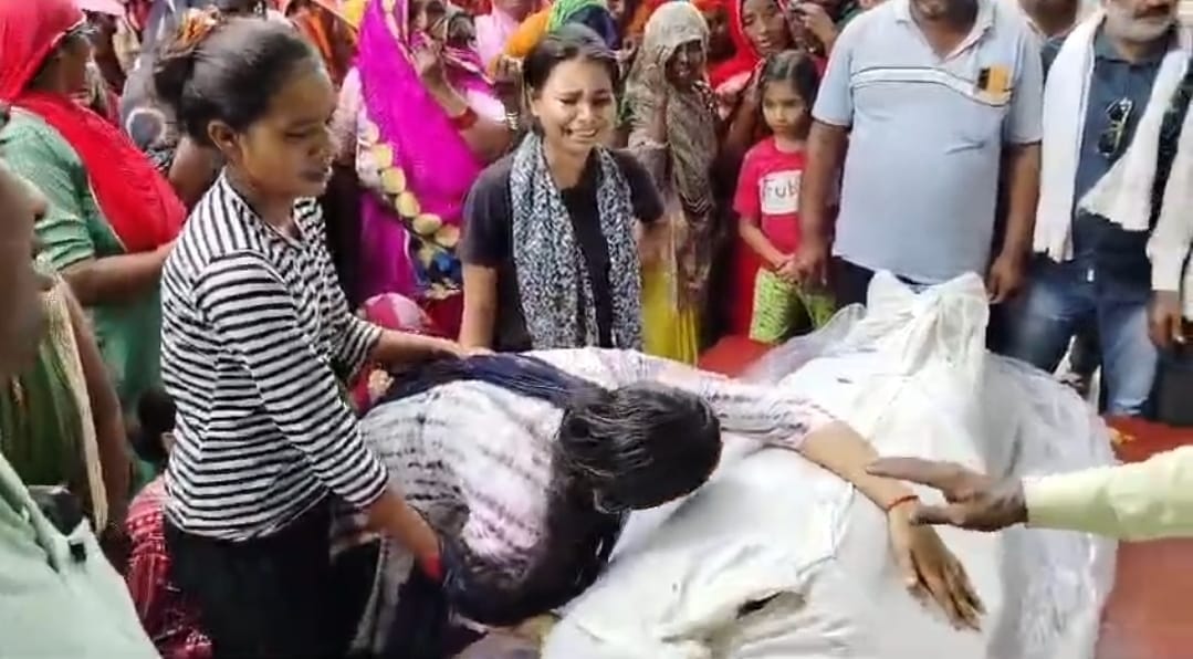 Anuj Pratap Singh cremated in his village in Amethi.
