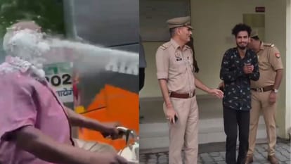 निकल गई हीरोपंती: रीलबाज युवक ने साइकिल से जा रहे बुजुर्ग के चेहरे पर किया स्प्रे, पुलिस ने पकड़कर किया ये हाल The old man filed a report against three youths including Reelbaaz