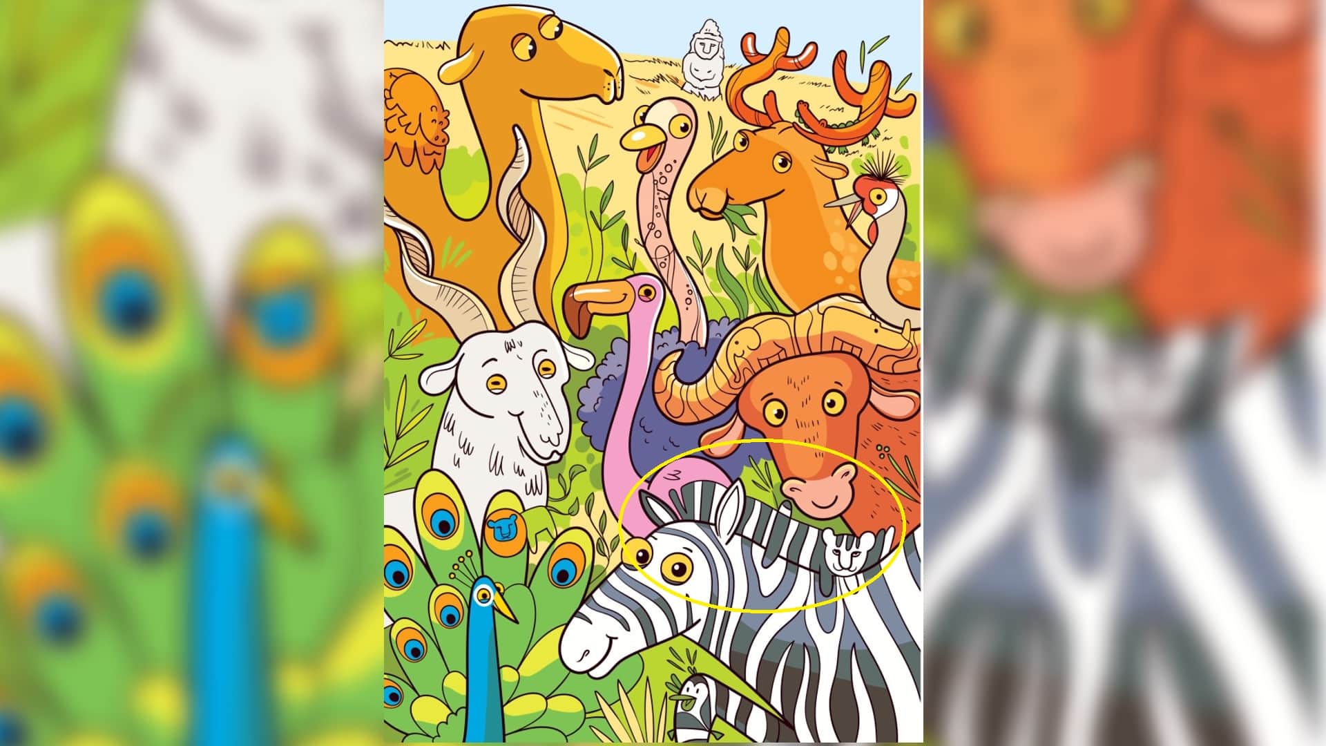 optical illusion can you find hidden tiger in picture in 9 seconds