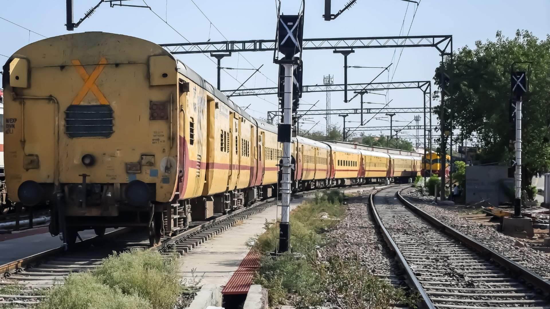 Why Do Indian Trains Have an X Mark on Last Coach Explained Train Coach Signs