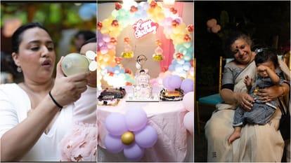 Swara Bhasker and Fahad Ahmad daughter Raabiyaa has turned 1 Swara shares photos from baby girl first birthday