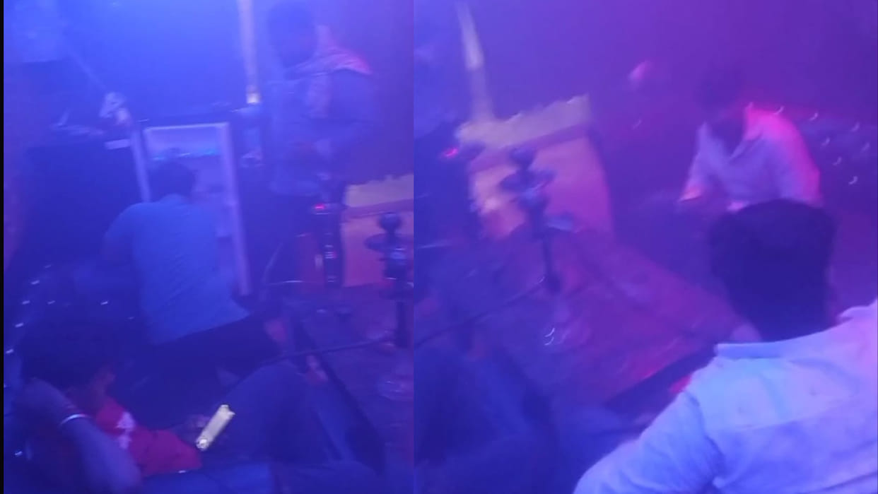 In Gorakhpur, Video of hookah bar in Golghar goes viral, operator locks restaurant