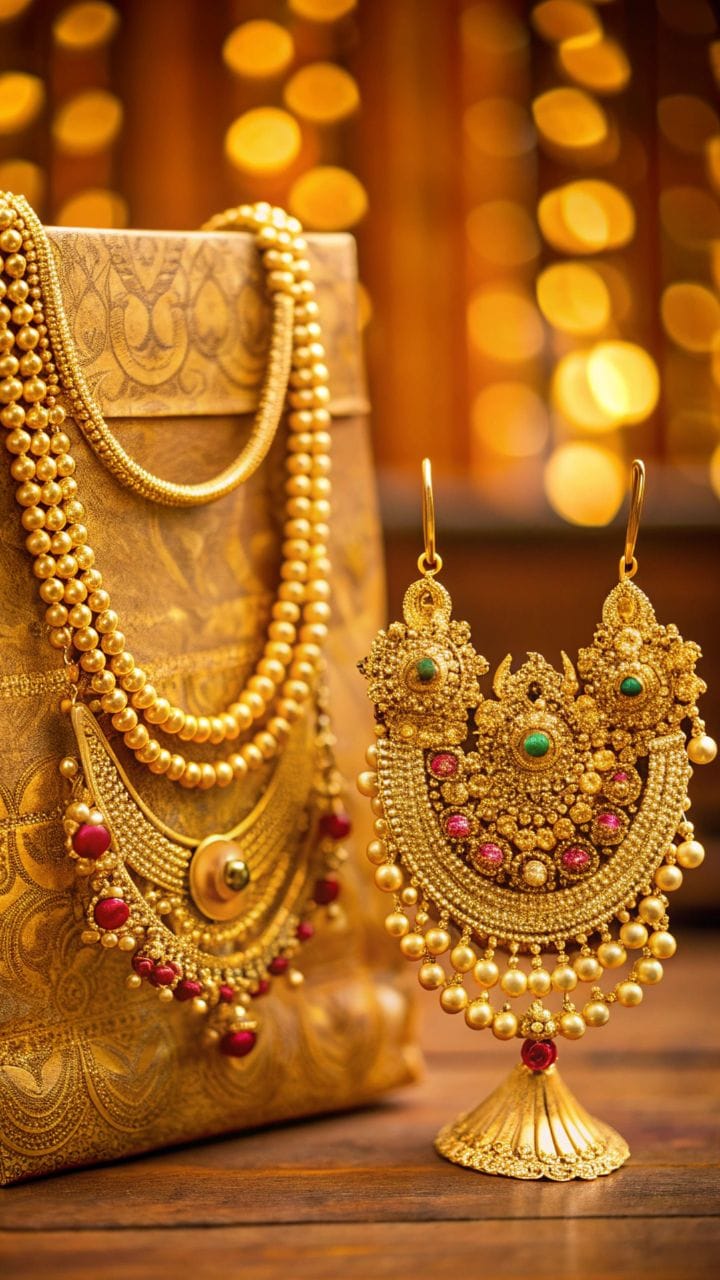 In Gorakhpur, businessmen are selling artificial jewelery as gold jewelery by polishing it.