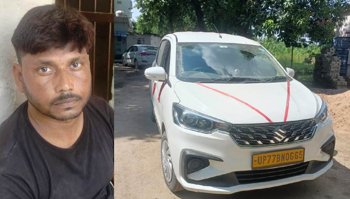 Murder in a moving car in UP Four police teams are searching for two history sheeters in four districts